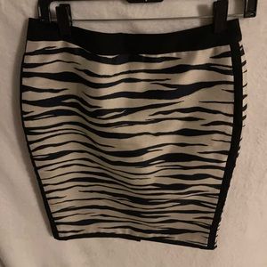 Ann Taylor Zebra Striped Skirt - Size 2